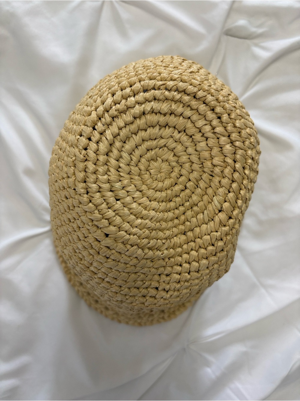 MIU MIU Woven Fabric Hat in Beige - Picture 6 of 12